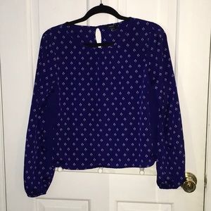 Navy blouse